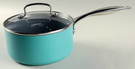 Fiesta Turquoise (Intro 1986) 2 Quart Metal Covered Saucepan