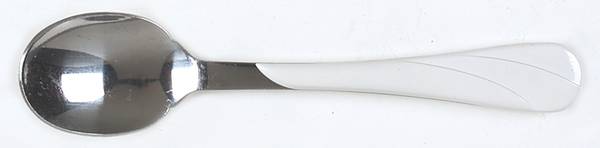 Fiesta White (Intro 1986) Oval Place Soup Spoon
