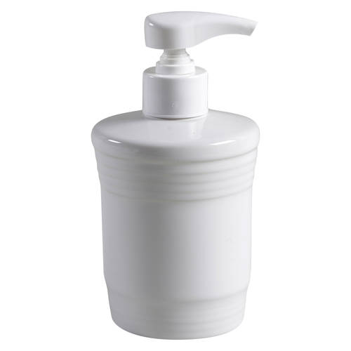 Fiesta White (Intro 1986) Lotion/Soap Dispenser