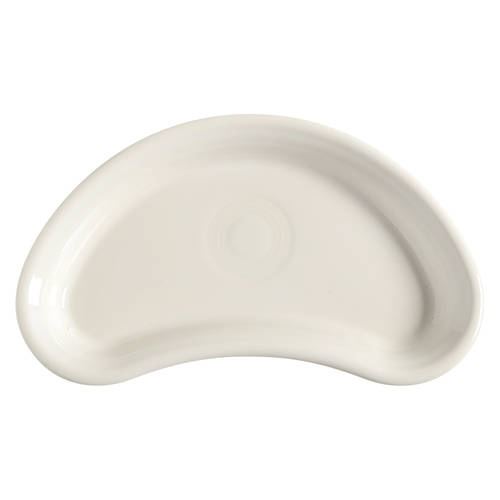 Fiesta White (Intro 1986) Bistro Crescent Salad Plate