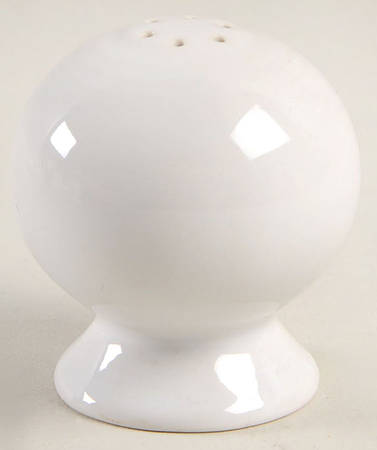 Fiesta White (Intro 1986) Salt Shaker
