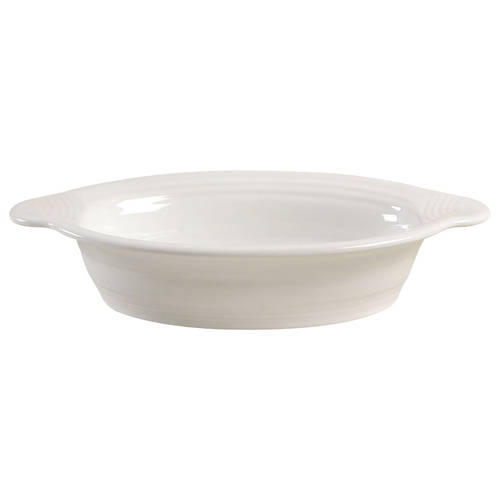 Fiesta White (Intro 1986) 11" Oval Baker