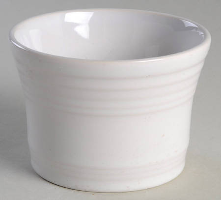 Fiesta White (Intro 1986) Dip Bowl for Chip & Dip Set