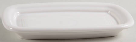 Fiesta White (Intro 1986) Extra Large 1/4 Lb Butter No Lid