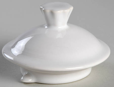 Fiesta White (Intro 1986) Lid for Teapot