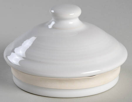Fiesta White (Intro 1986) Lid for Small Canister