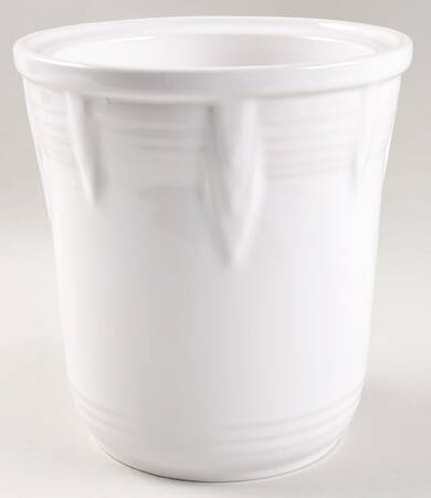 Fiesta White (Intro 1986) Large Canister No Lid