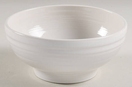 Fiesta White (Intro 1986) 6" Footed Bowl