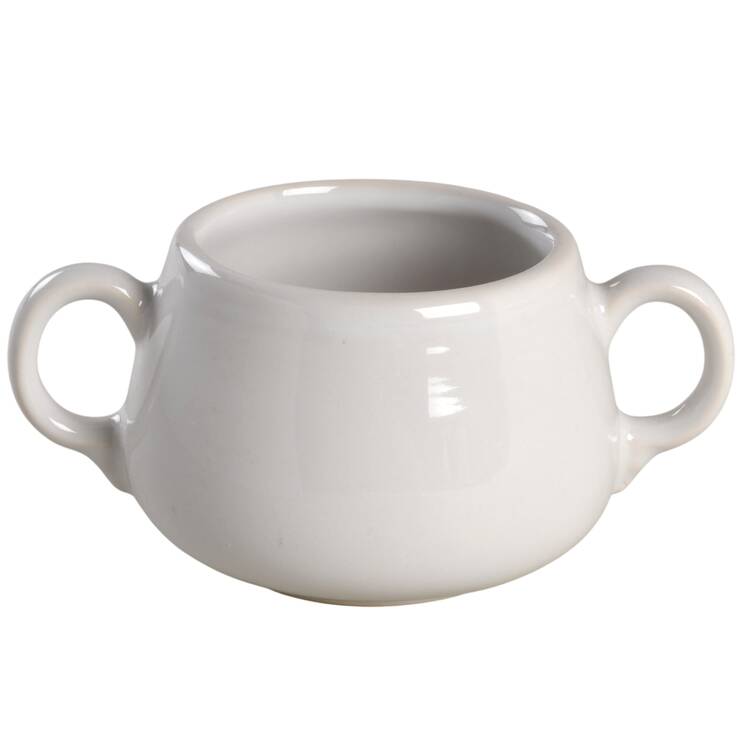 Fiesta White (Intro 1986) Sugar Bowl No Lid
