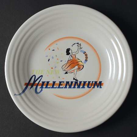 Fiesta White (Intro 1986) Collector Plate