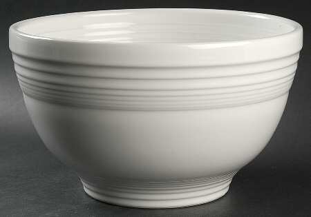 Fiesta White (Intro 1986) 11" Baking Bowl