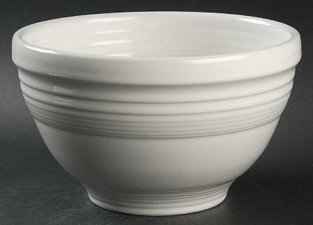 Fiesta White (Intro 1986) 8" Baking Bowl