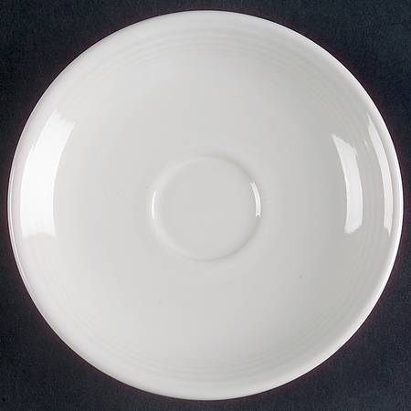 Fiesta White (Intro 1986) Saucer for Demitasse Cup