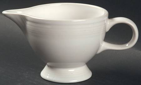 Fiesta White (Intro 1986) Individual Creamer