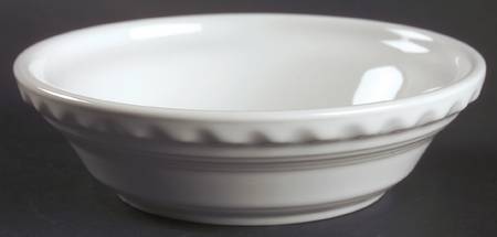 Fiesta White (Intro 1986) 6" Pie Baking Plate