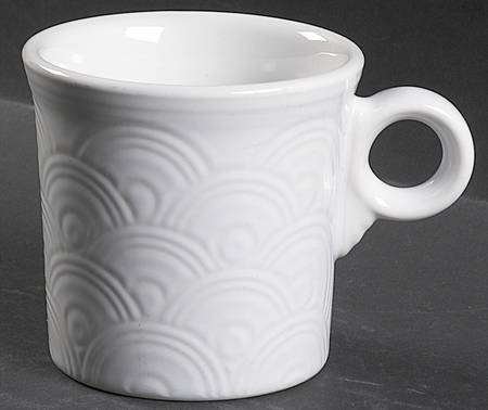 Fiesta White (Intro 1986) Embossed Mug