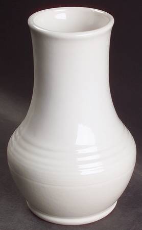 Fiesta White (Intro 1986) Royalty Vase
