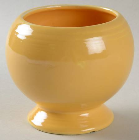 Fiesta Yellow (Older) Mustard Jar No Lid