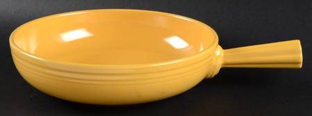 Fiesta Yellow (Older) Round French Casserole No Lid