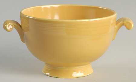 Fiesta Yellow (Older) Onion Soup Bowl No Lid