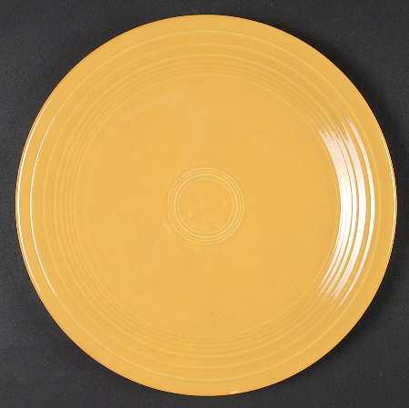 Fiesta Yellow (Older) Luncheon Plate