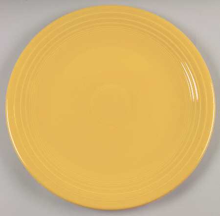 Fiesta Yellow (Older) 14" Chop Plate (Round Platter)