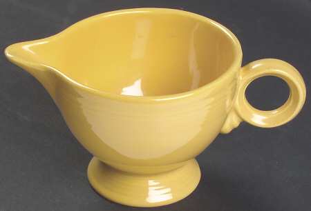 Fiesta Yellow (Older) Ring Handle Creamer