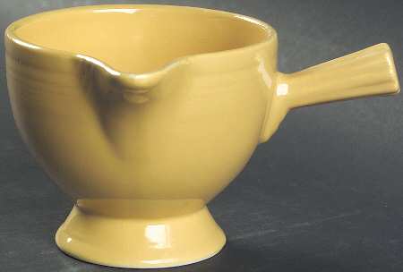 Fiesta Yellow (Older) Stick Handle Creamer