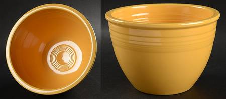 Fiesta Yellow (Older) 6" Nested Mixing Bowl w/Center Interior Rings