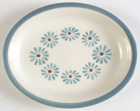 Fiesta Hawaiian Daisy 12" Oval Serving Platter
