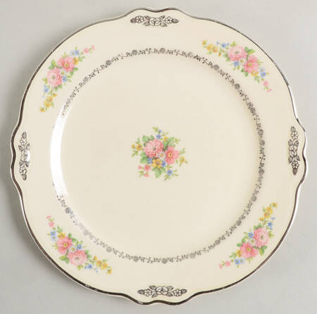 Flowers and Filigrees Salad Plate
