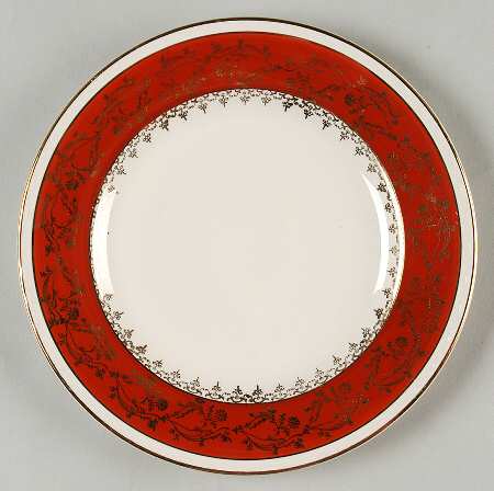 Formal Rust Red Dessert/Pie Plate