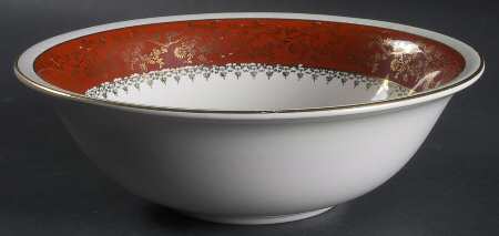 Formal Rust Red 8" Round Vegetable Bowl