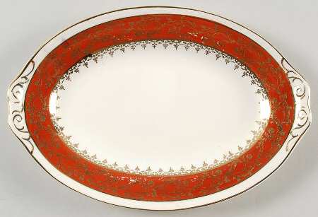 Formal Rust Red Relish/Gravy Underplate