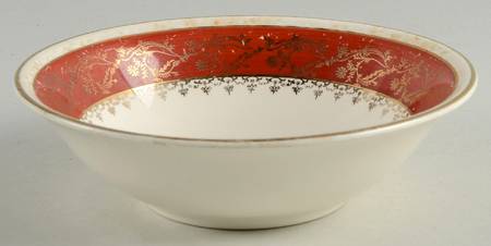 Formal Rust Red Coupe Cereal Bowl