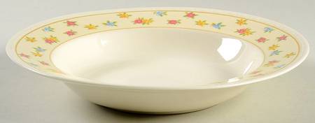 Moselle (Eggshell Georgian) Rim Soup Bowl
