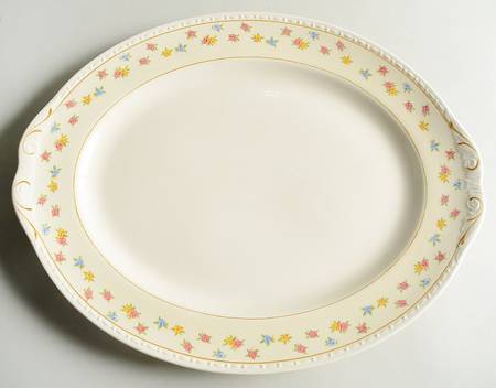 Moselle (Eggshell Georgian) 15" Oval Serving Platter