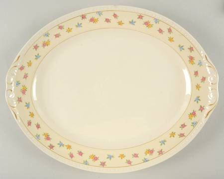 Moselle (Eggshell Georgian) 13" Oval Serving Platter