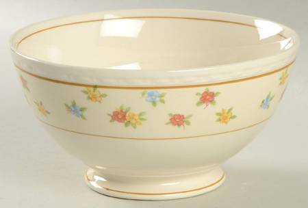 Moselle (Eggshell Georgian) Cranberry Bowl