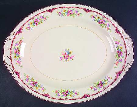 G3320 15" Oval Serving Platter by Homer Laughlin 