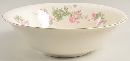 Heather Rose (Eggshell Georgian) 9" Round Vegetable Bowl