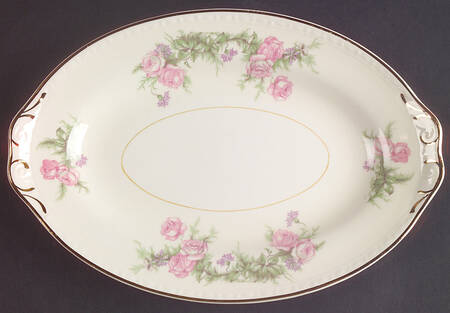 Heather Rose (Eggshell Georgian) Relish/Gravy Underplate