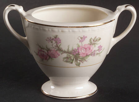 Heather Rose (Eggshell Georgian) Sugar Bowl No Lid