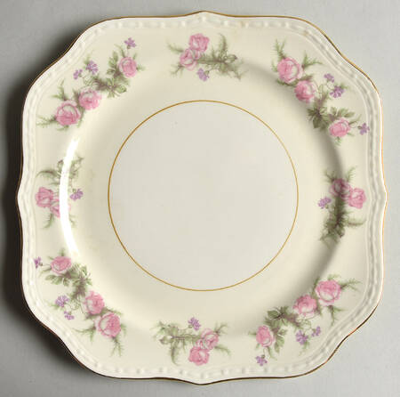 Heather Rose (Eggshell Georgian) Square Salad Plate