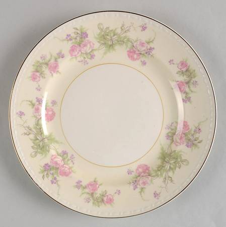 Heather Rose (Eggshell Georgian) Luncheon Plate