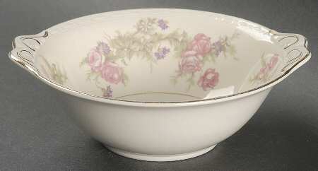 Heather Rose (Eggshell Georgian) Lugged Cereal Bowl