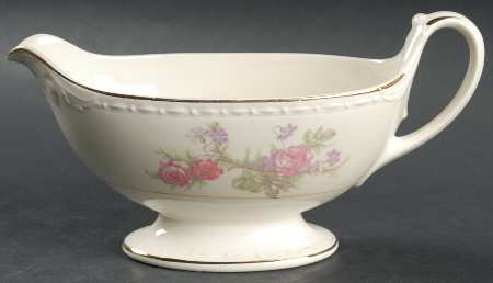 Heather Rose (Eggshell Georgian) Gravy Boat
