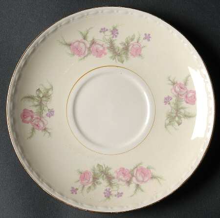 Heather Rose (Eggshell Georgian) Saucer
