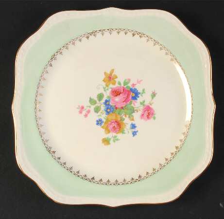 Marilyn Green Square Salad Plate