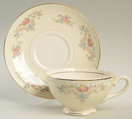 Wedgwood Footed Cup & Saucer Set